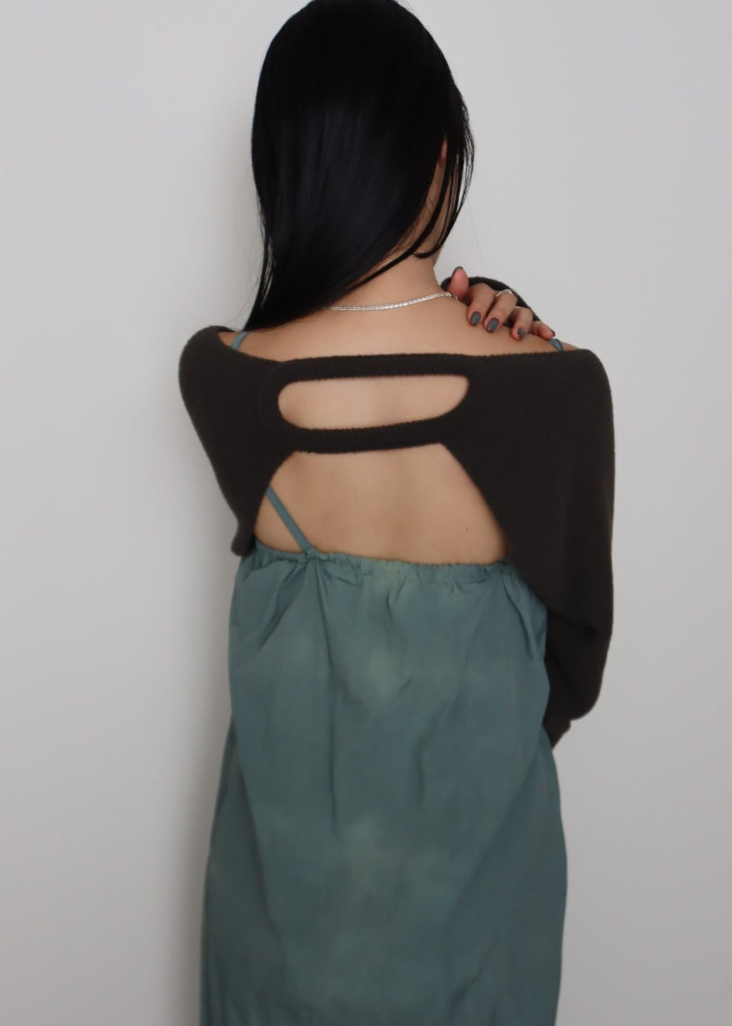 marble color camisole onepiece