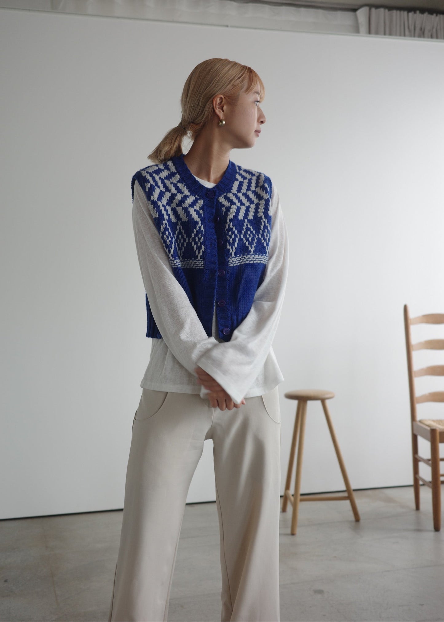 design short knit vest