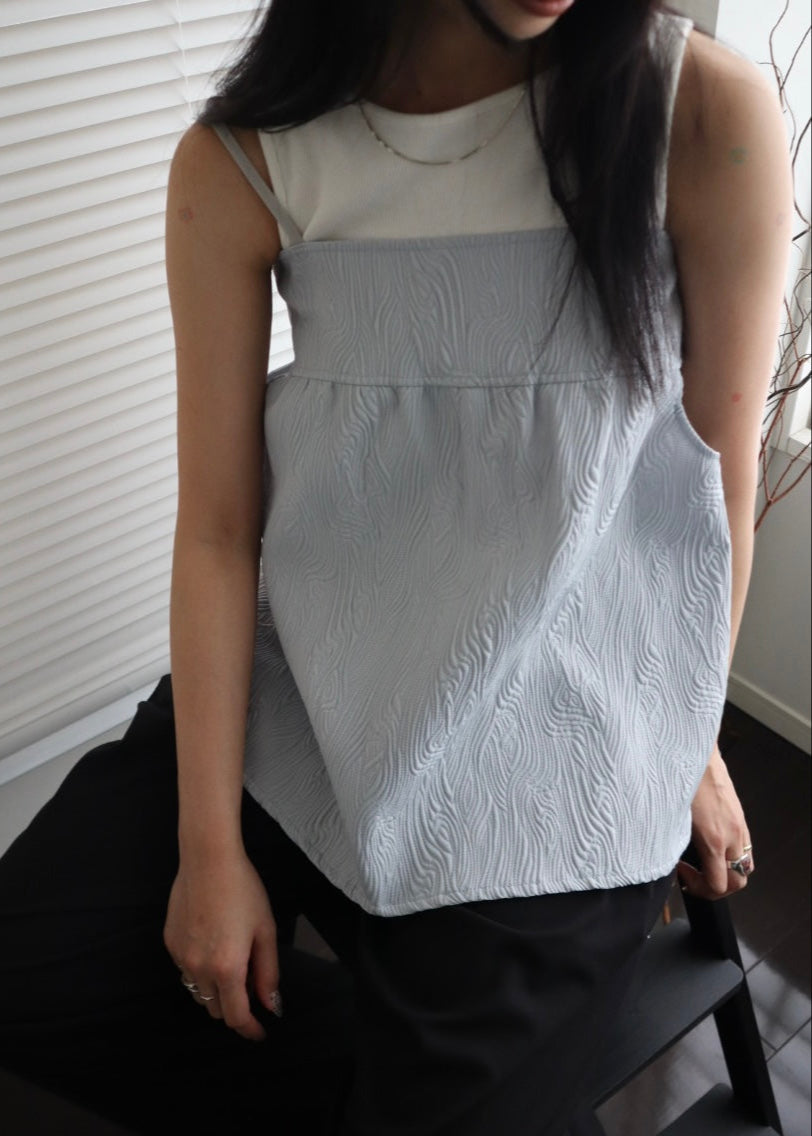 jacquard cut bustier