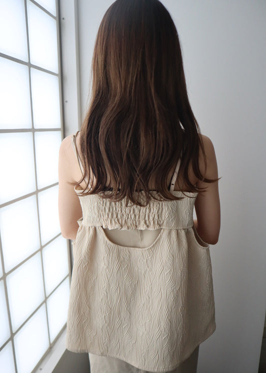 jacquard cut bustier