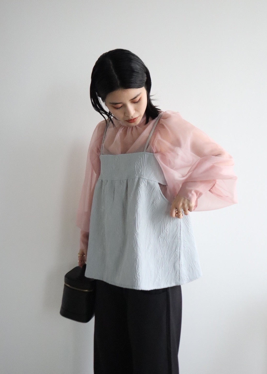 jacquard cut bustier