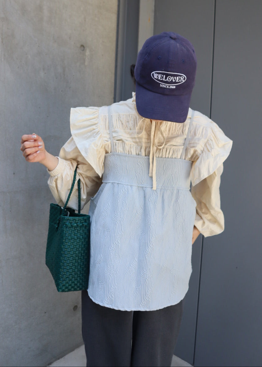 jacquard cut bustier