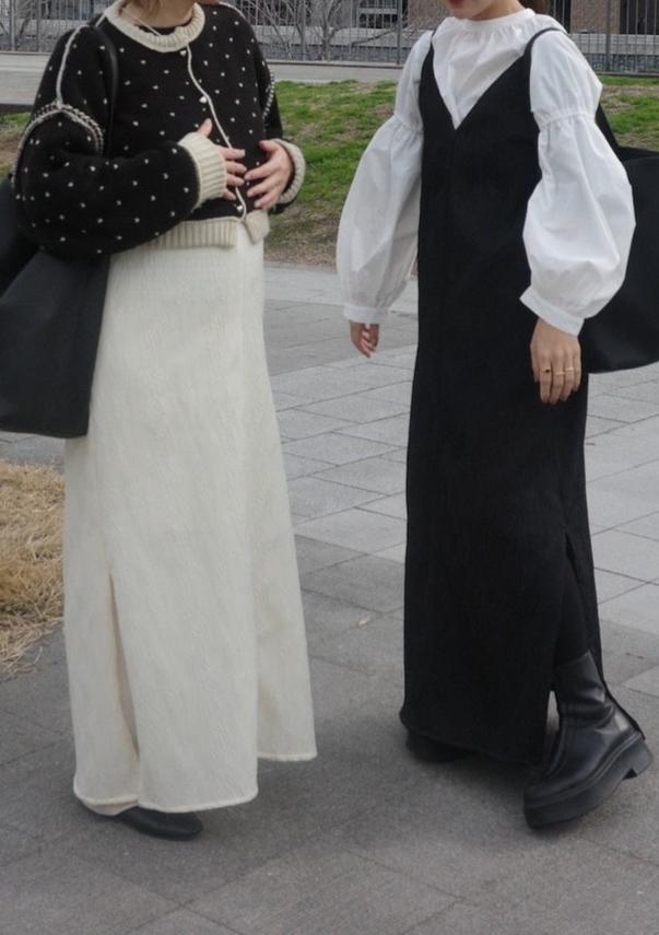 jacquard camisole onepiece