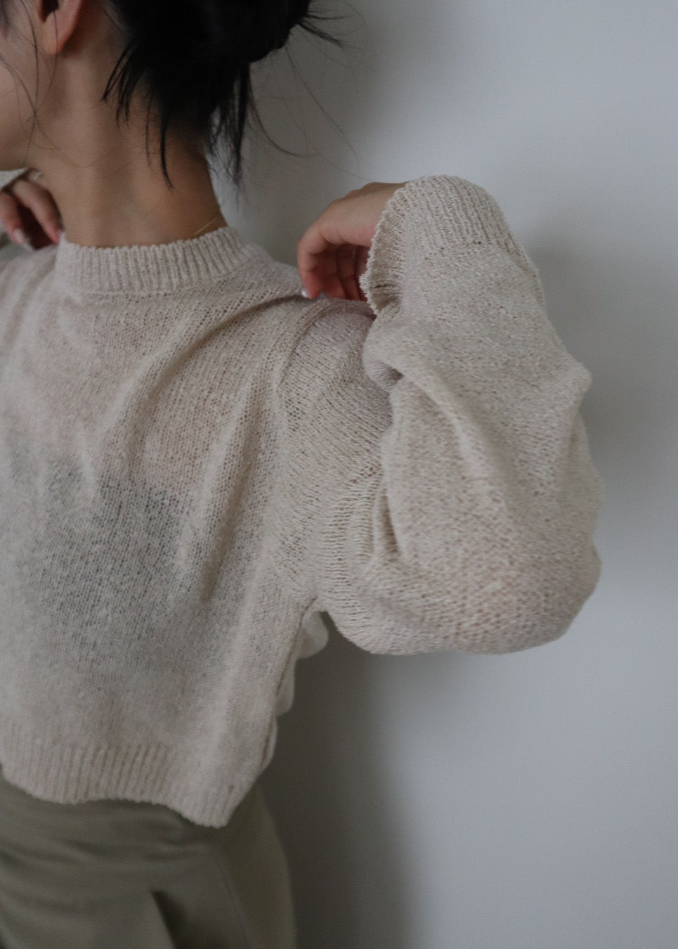 back open knit