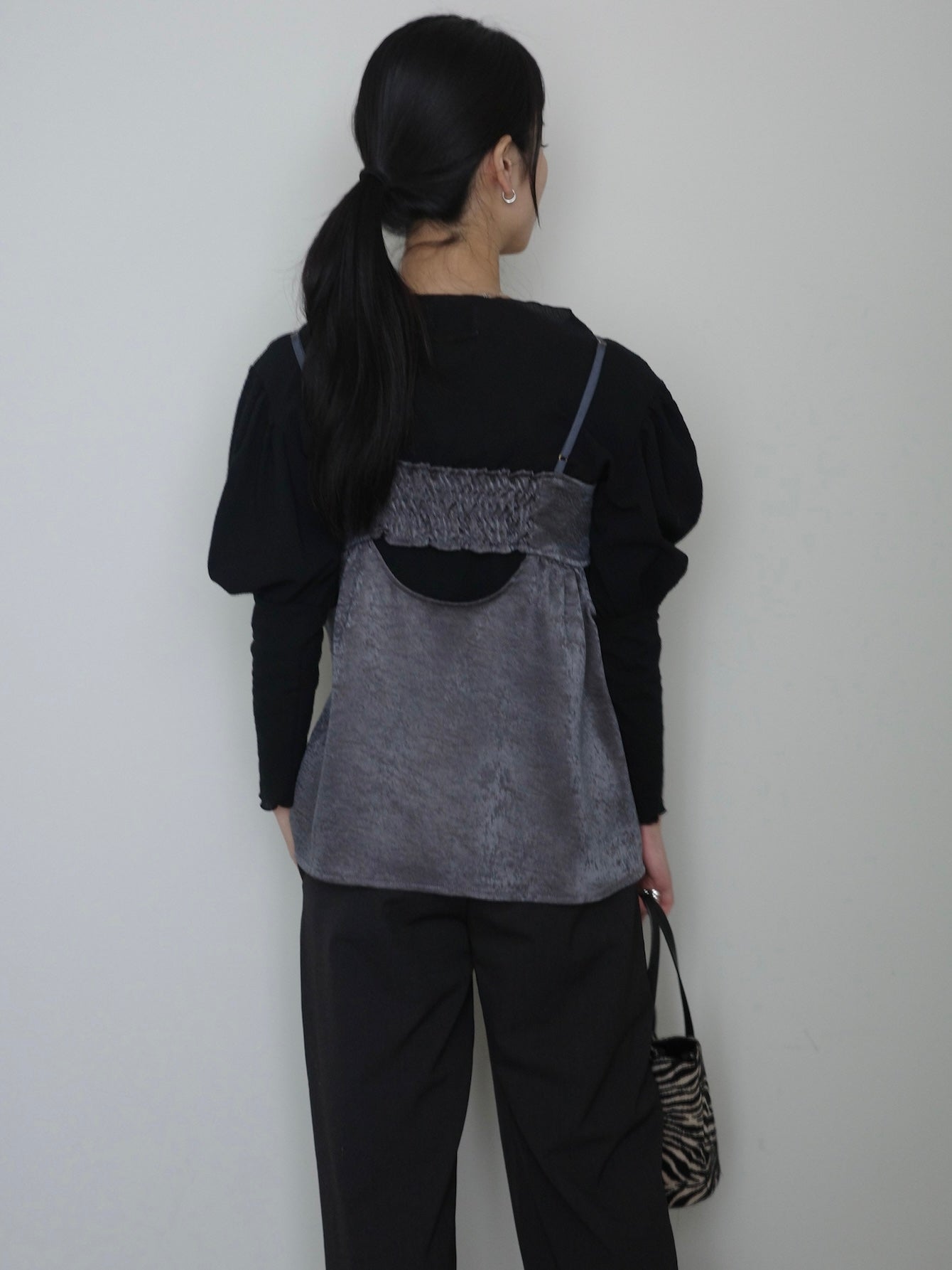 double satin cut bustier