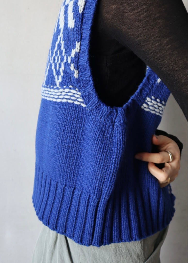 design short knit vest