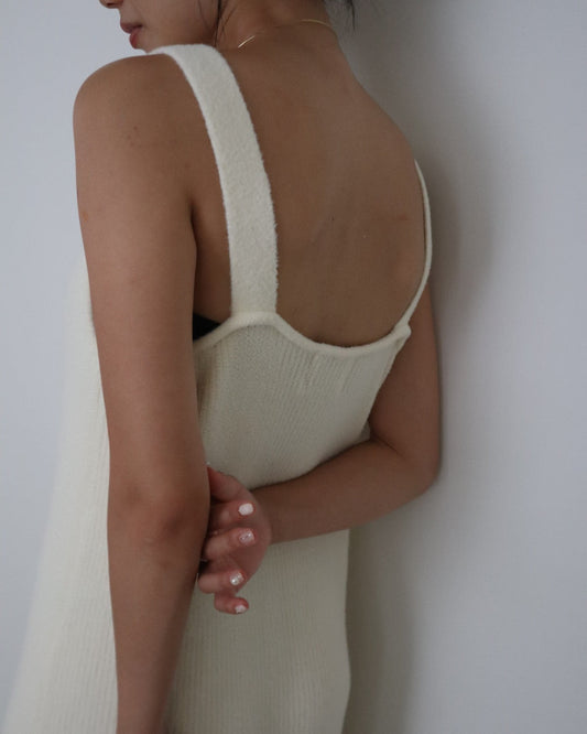 long knit camisole onepiece