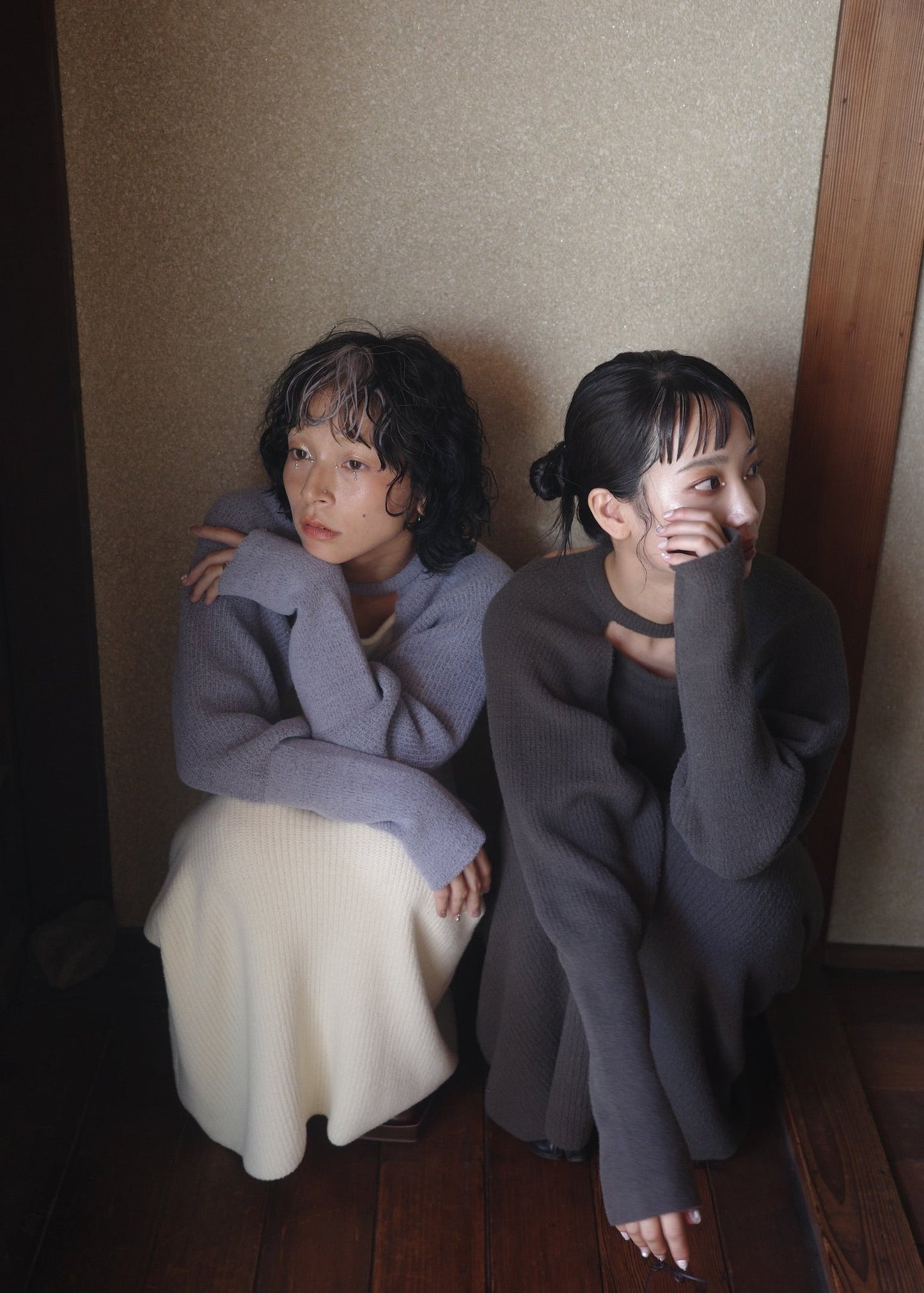 long knit camisole onepiece