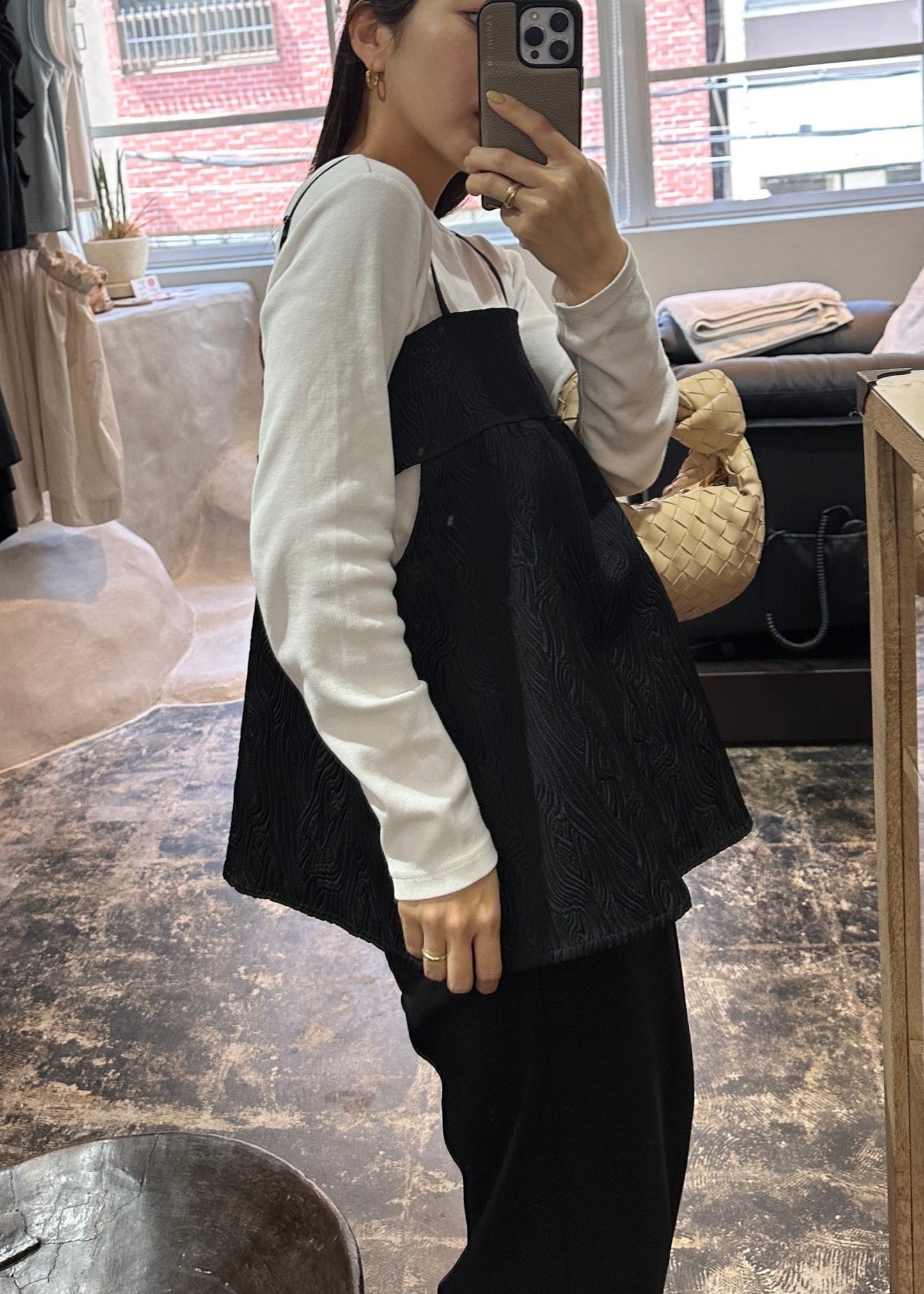 jacquard cut bustier