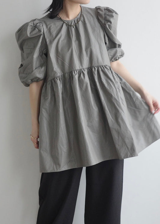 puff sleeve mini dress