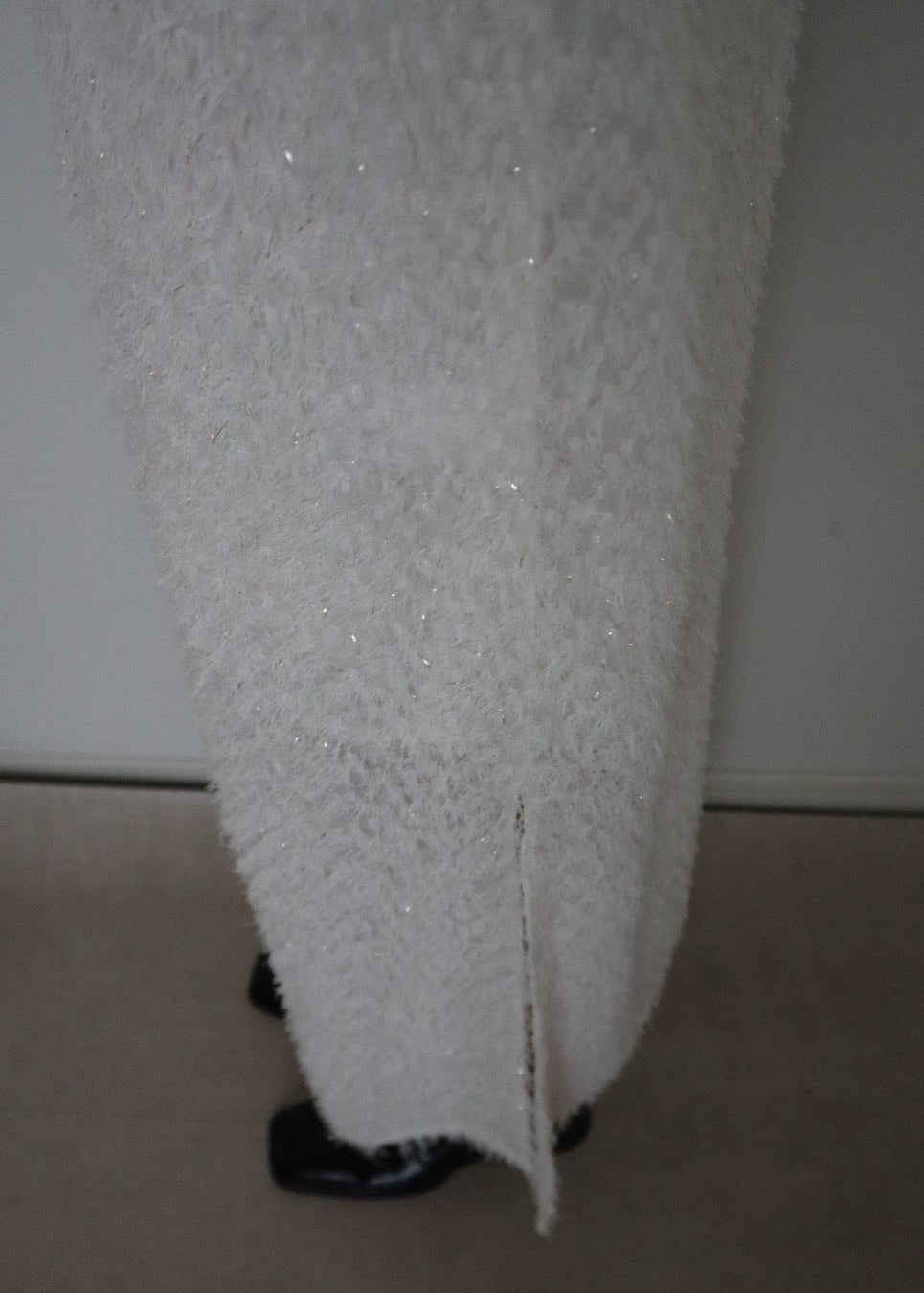 mix lame shaggy camisole onepiece