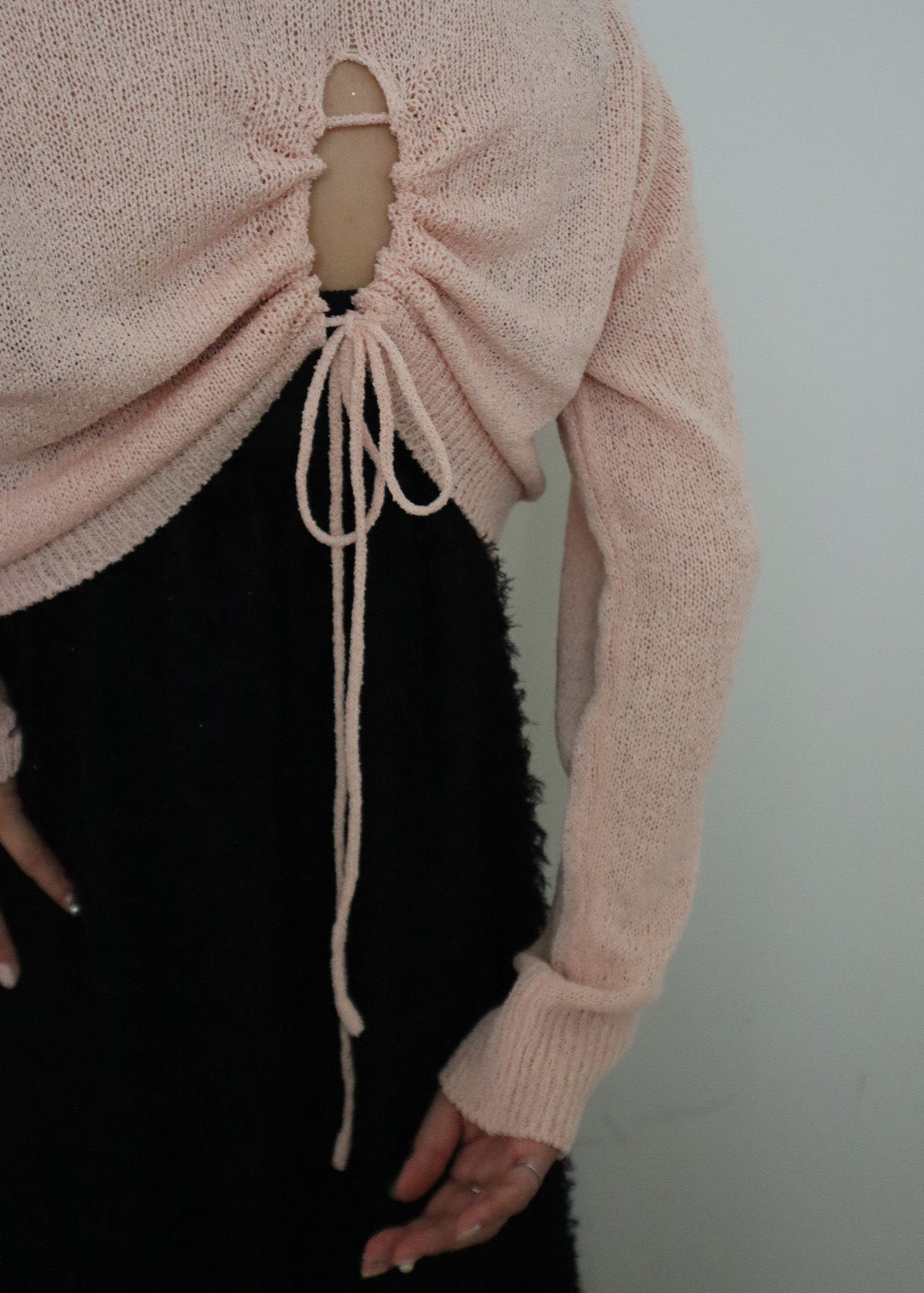 back open knit