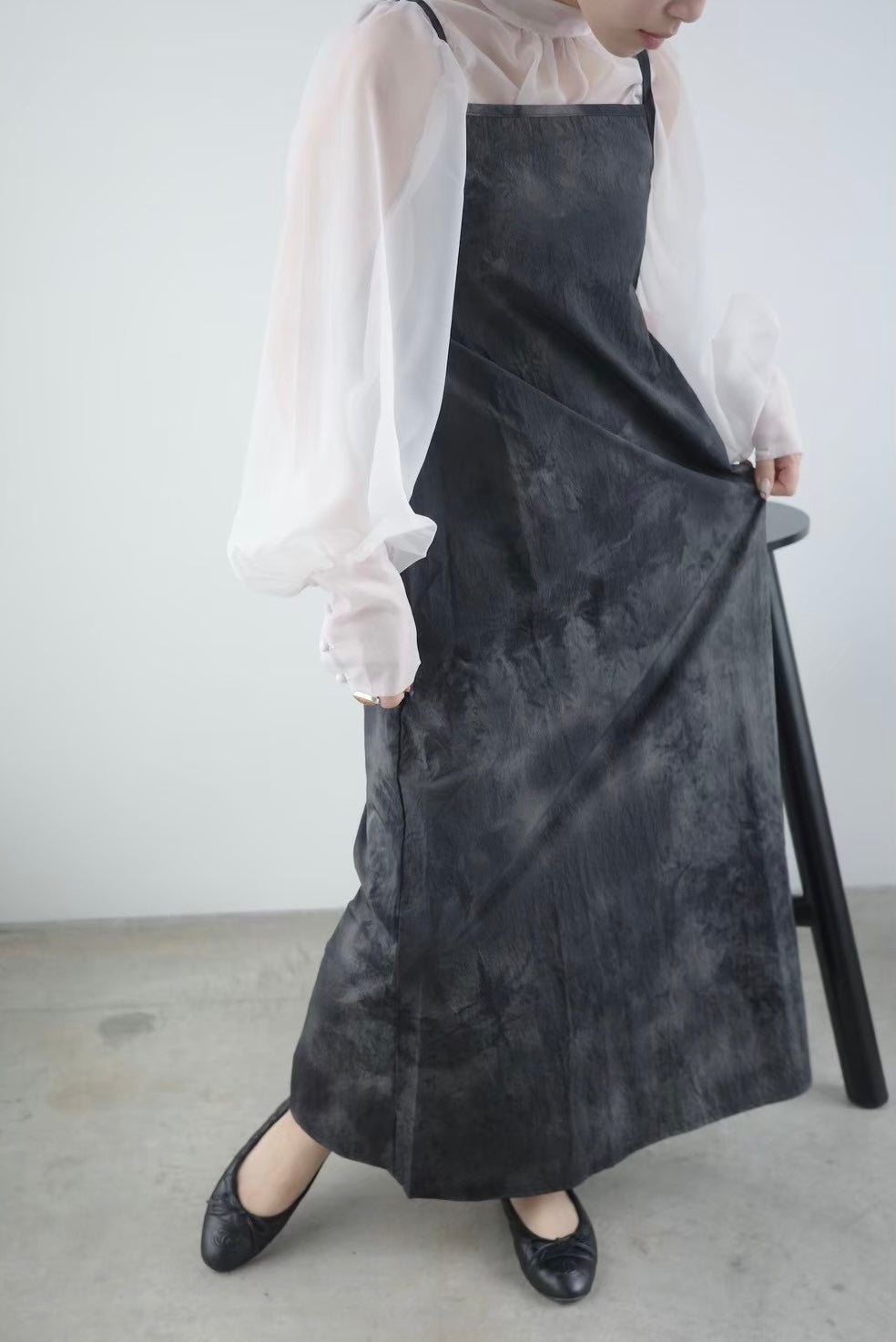 marble color camisole onepiece