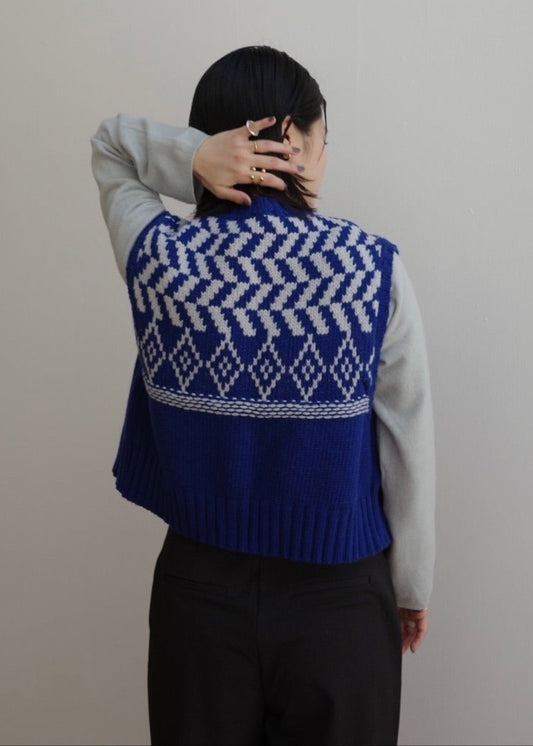 design short knit vest