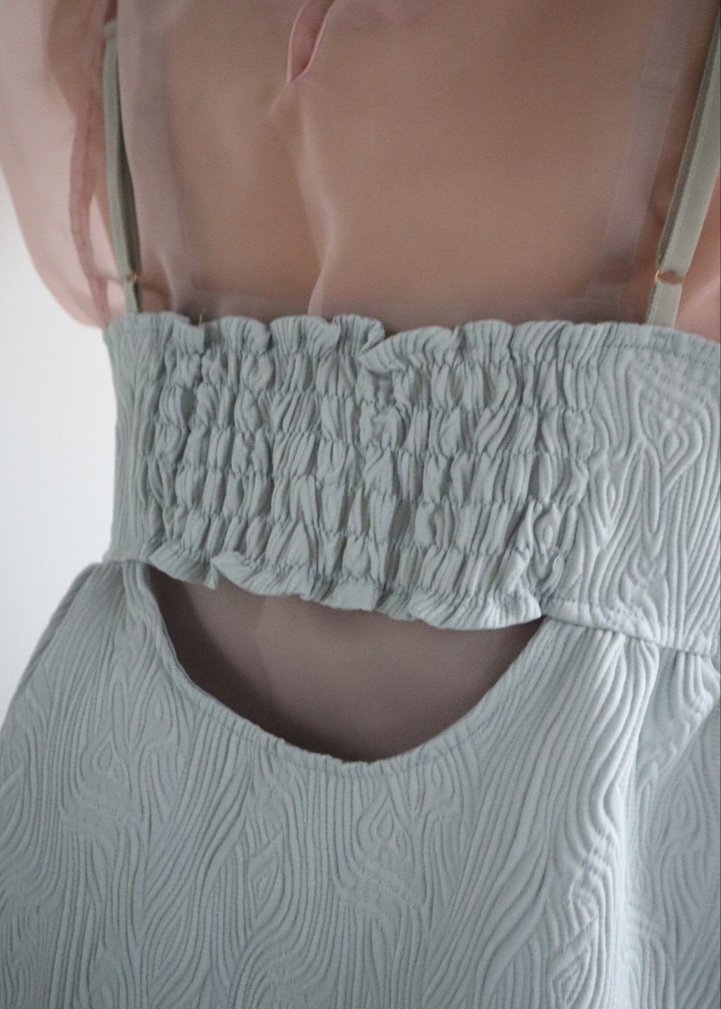 jacquard cut bustier