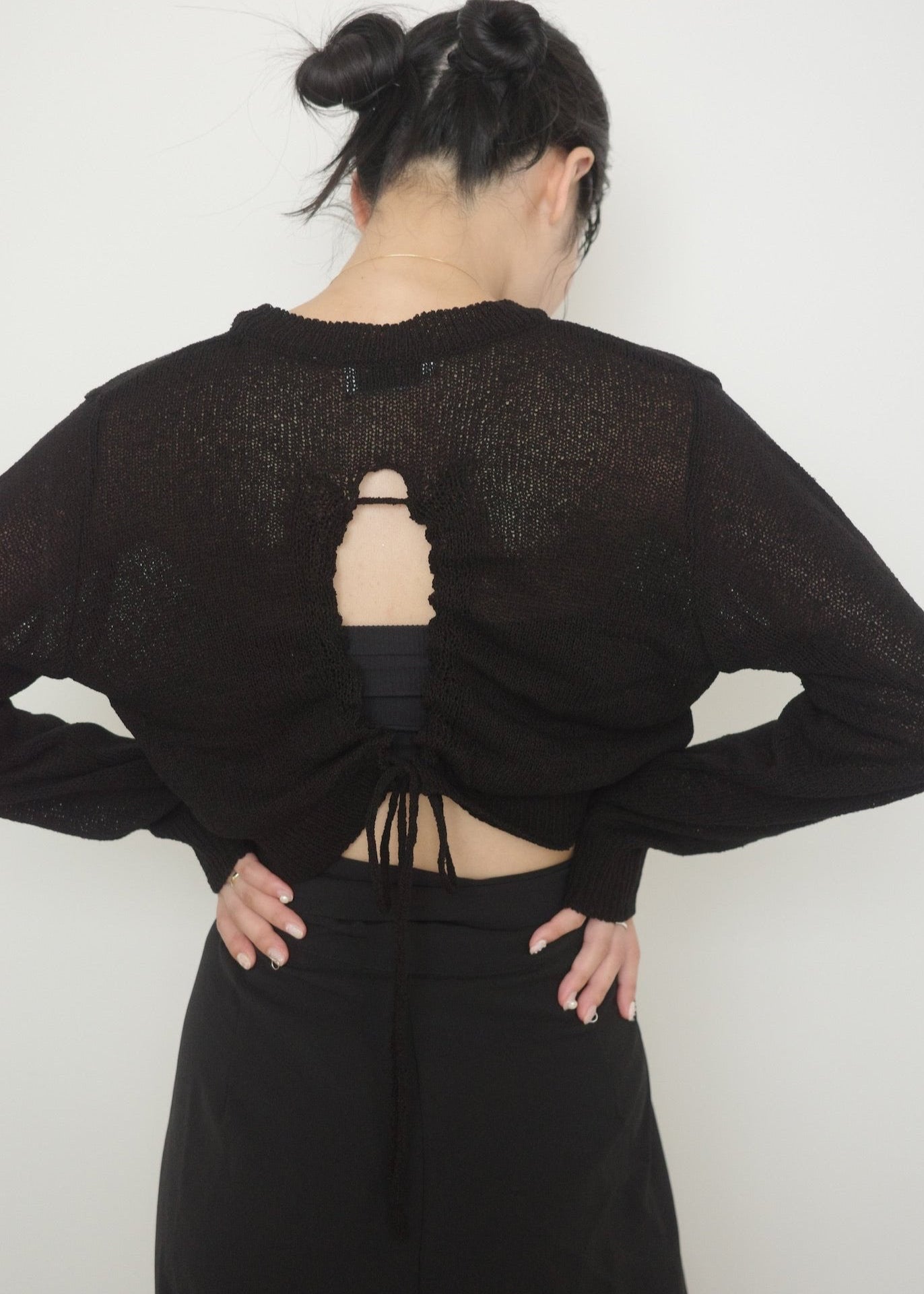 back open knit