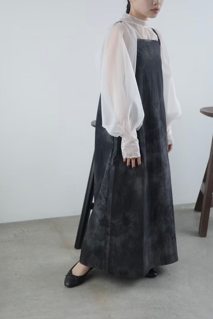 marble color camisole onepiece