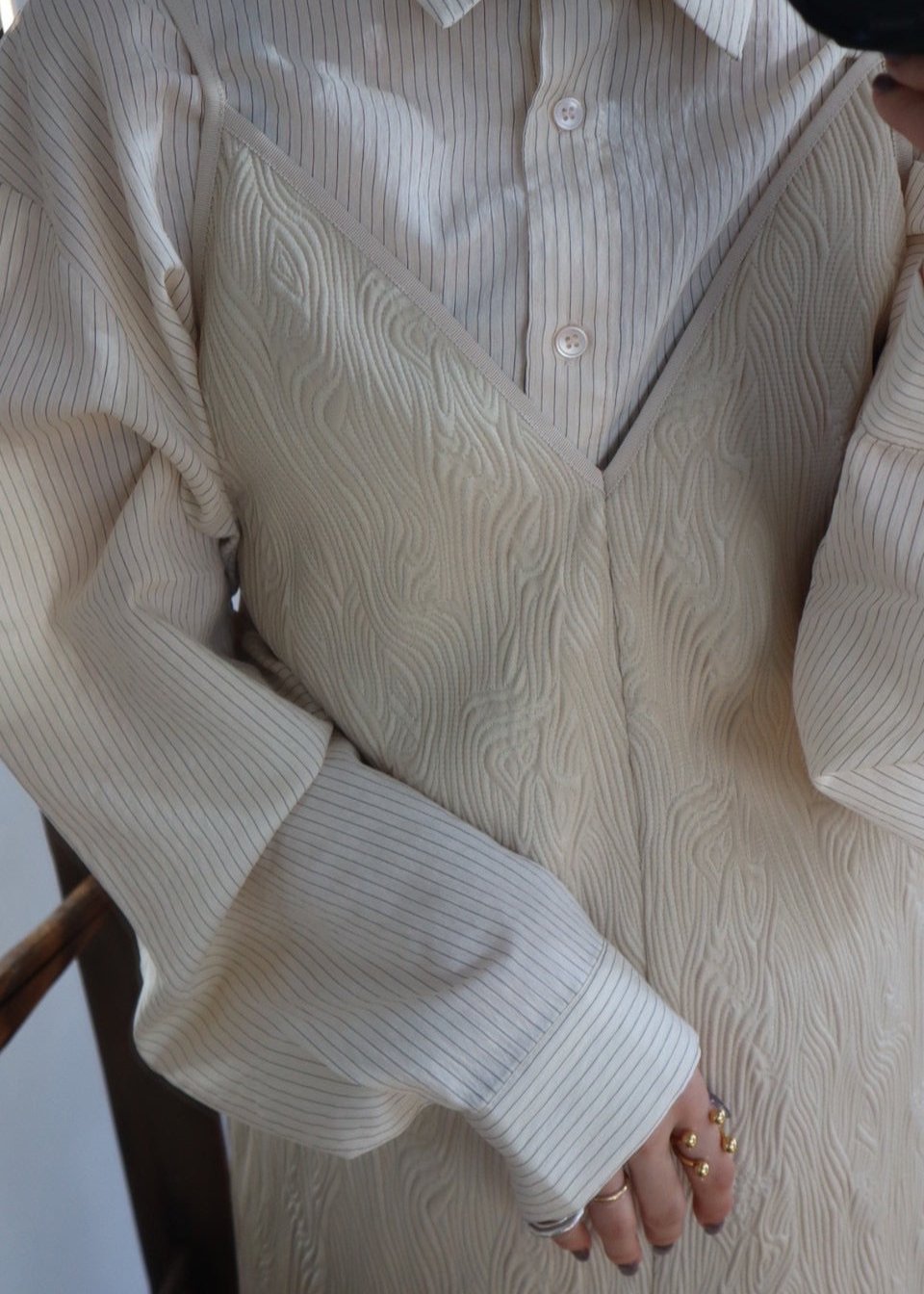 jacquard camisole onepiece