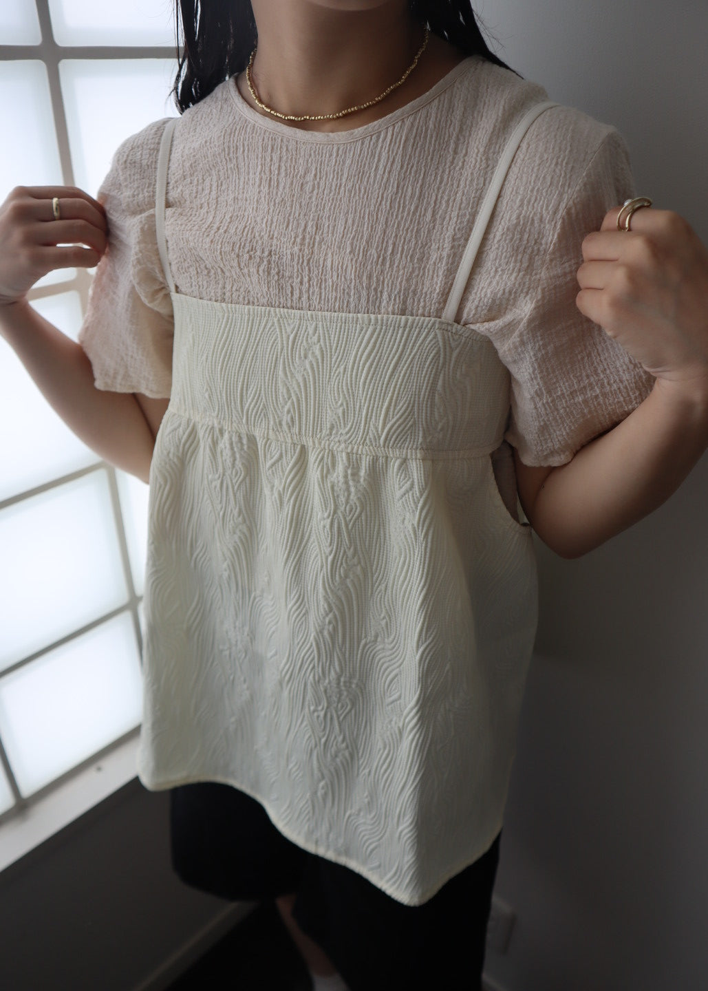 jacquard cut bustier