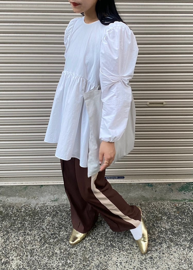 back ribbon mini dress