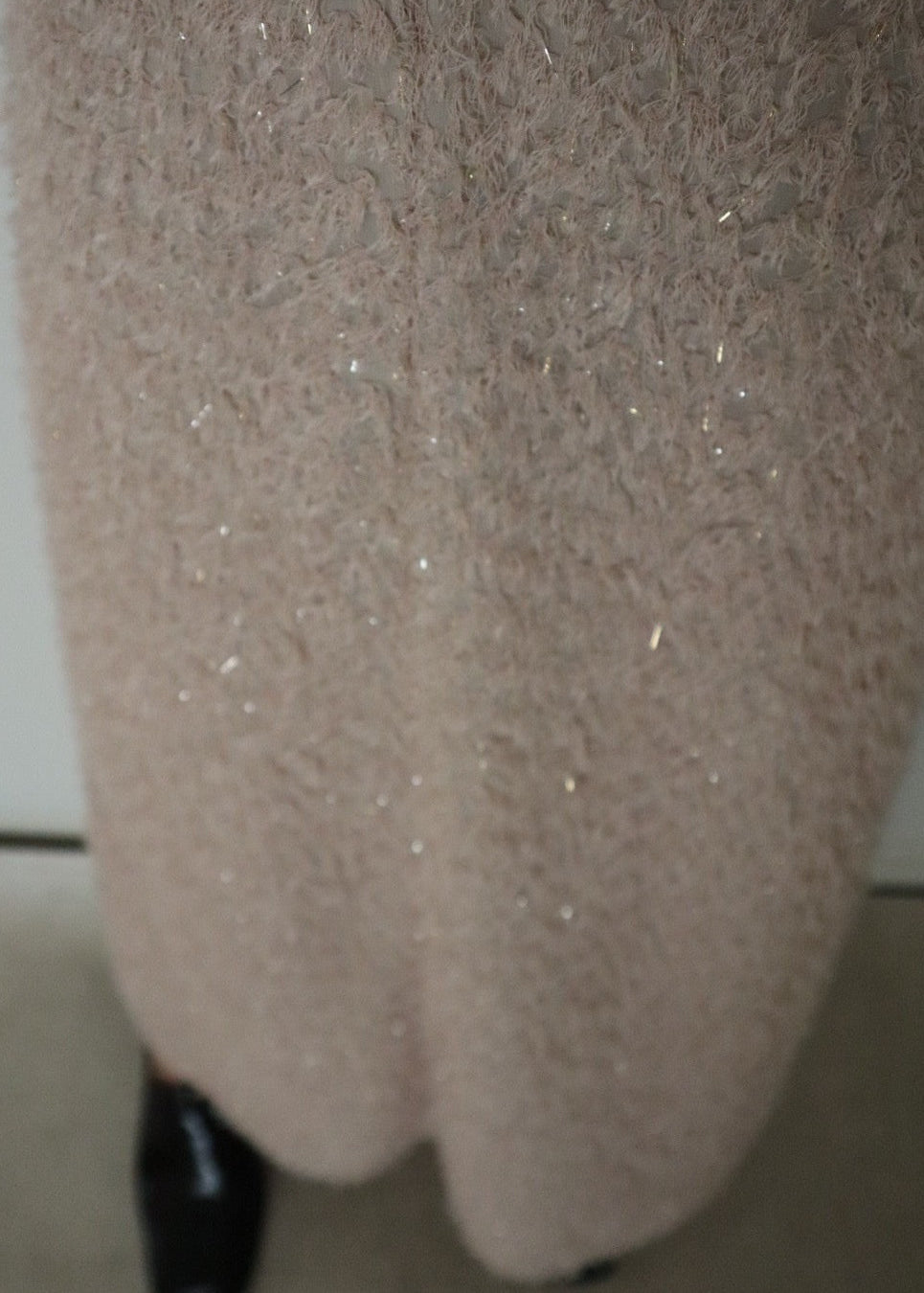 mix lame shaggy camisole onepiece