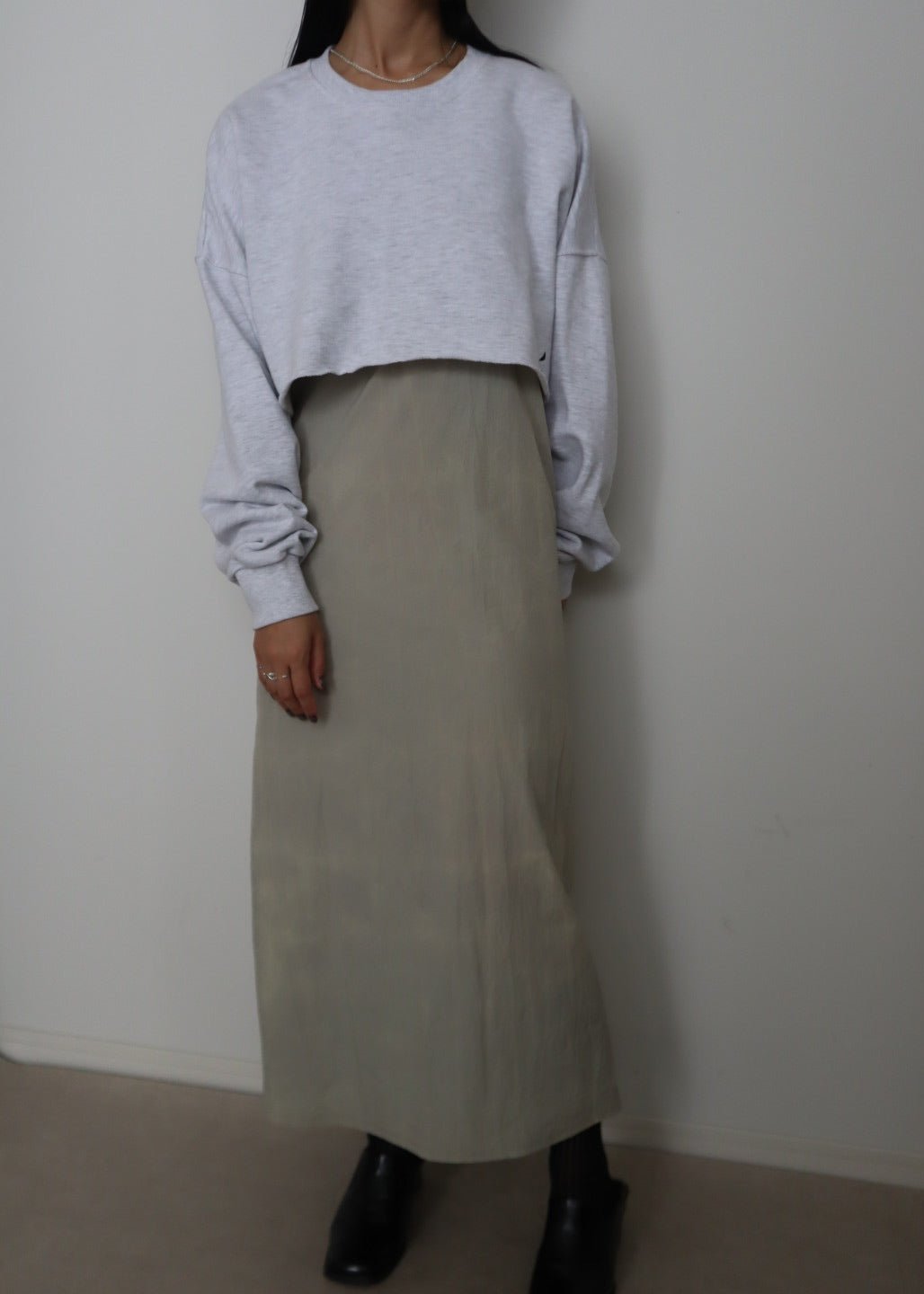 marble color camisole onepiece
