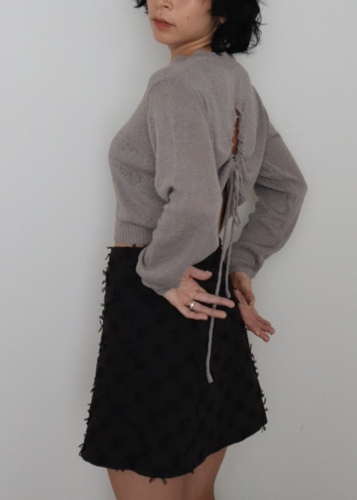 ribbon mini skirt – cuoil
