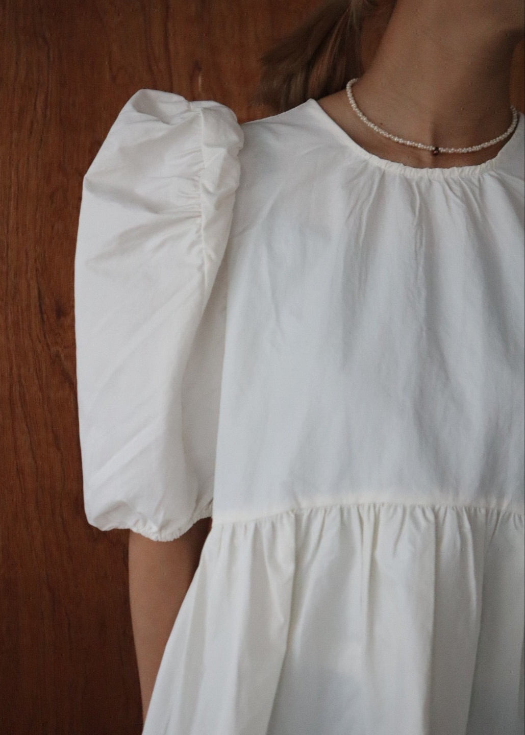 puff sleeve mini dress