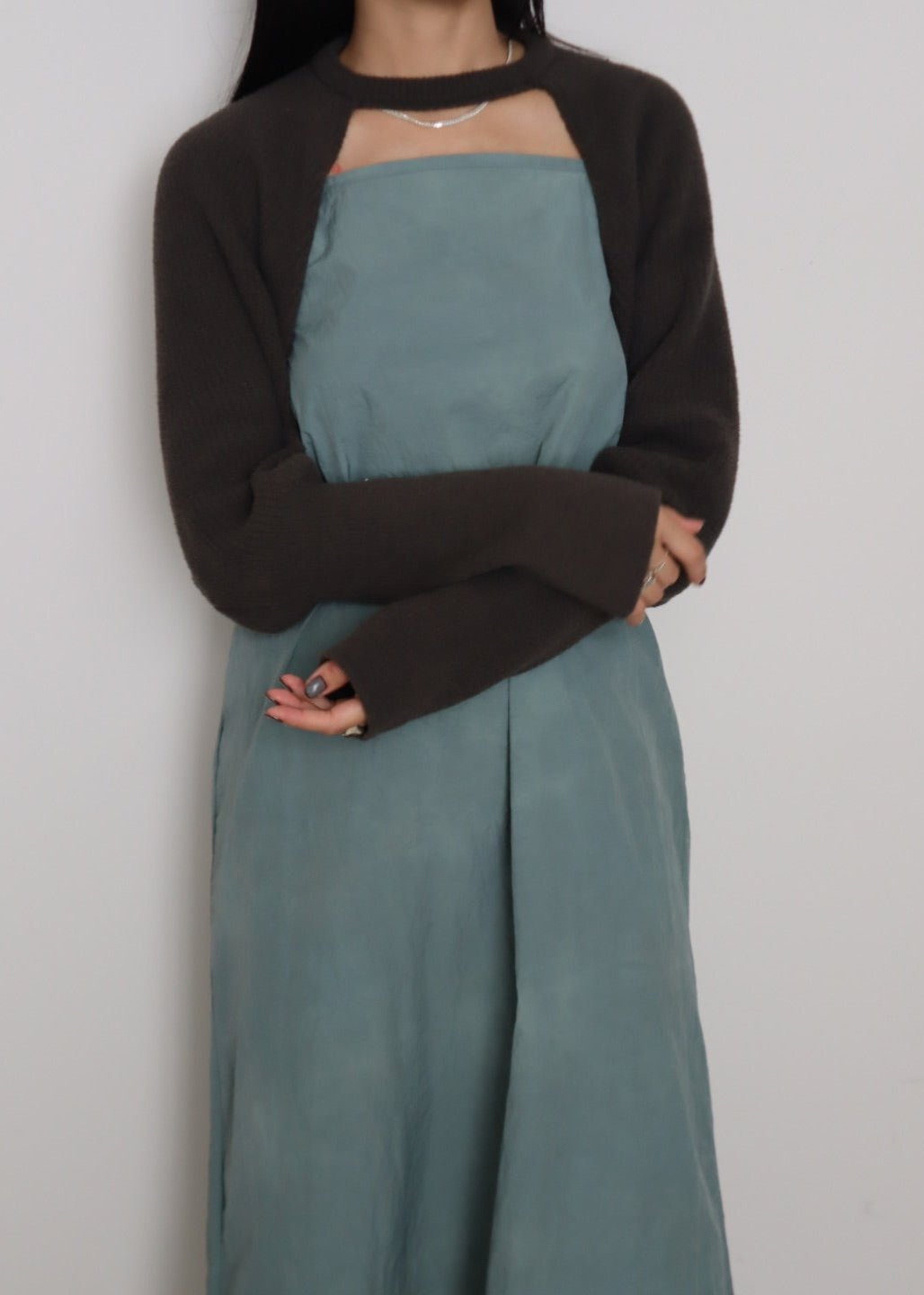 marble color camisole onepiece