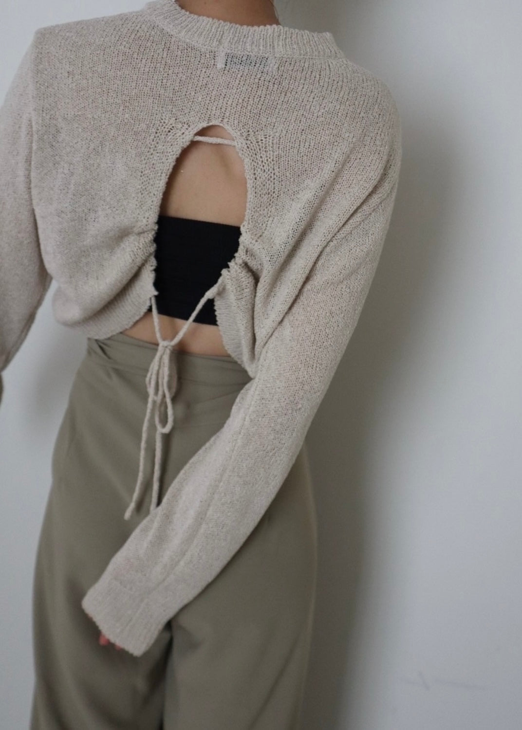 back open knit